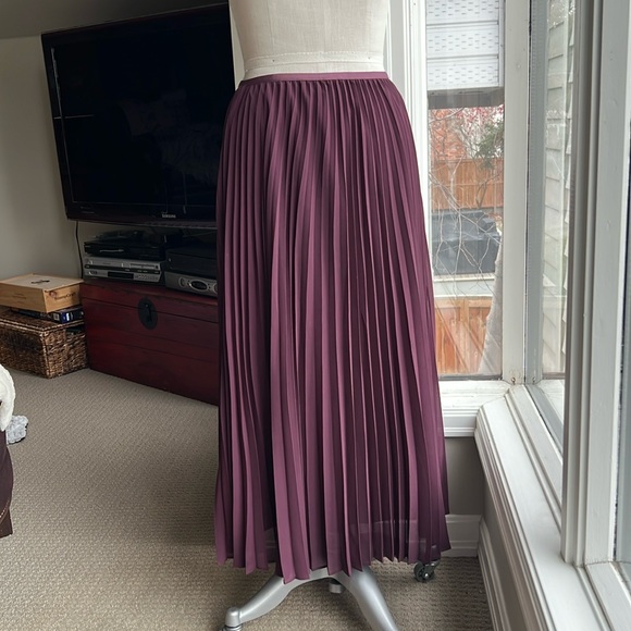 Jude Maxi Skirt in Plum - Aritzia Babaton - Picture 1 of 4